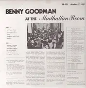 LP - Benny Goodman - At The Madhattan Room, Oct 27, 1937