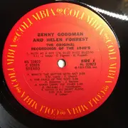 Double LP - Benny Goodman And Helen Forrest - The Original Recordings Of The 1940's