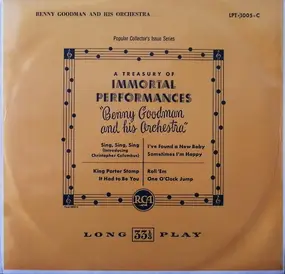 Benny Goodman - A Treasury Of Immortal Performances 'Benny Goodman And His Orchestra'