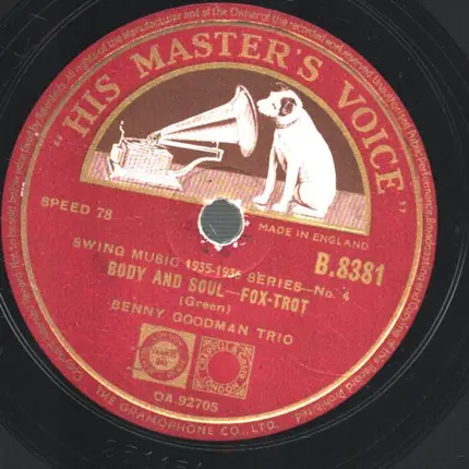 Benny Goodman And His Orchestra - After you are gone / Body nad soul