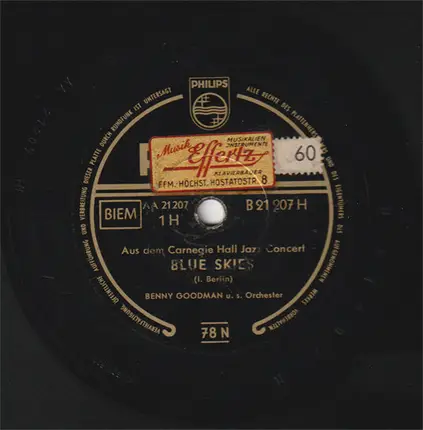 Benny Goodman And His Orchestra - Blue Skies