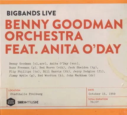 Benny Goodman And His Orchestra Feat. Anita O'Day - Benny Goodman Orchestra Feat. Anita O'Day