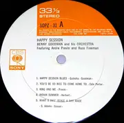 LP - Benny Goodman And His Orchestra Featuring André Previn And Russ Freeman - Happy Session - + Obi + insert