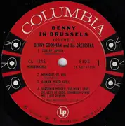 LP - Benny Goodman And His Orchestra Featuring Jimmy Rushing - Benny In Brussels Volume 2