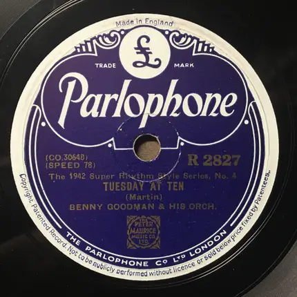 Benny Goodman And His Orchestra - Air Mail Special / Tuesday At Ten