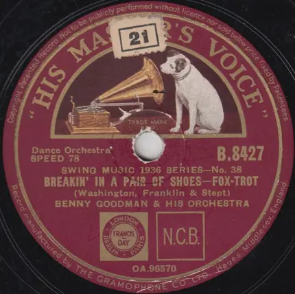 Benny Goodman And His Orchestra - Goody-Goody / Breakin' In A Pair Of Shoes