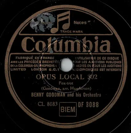 Benny Goodman And His Orchestra - Gotta Be This Or That / Opus Local 802