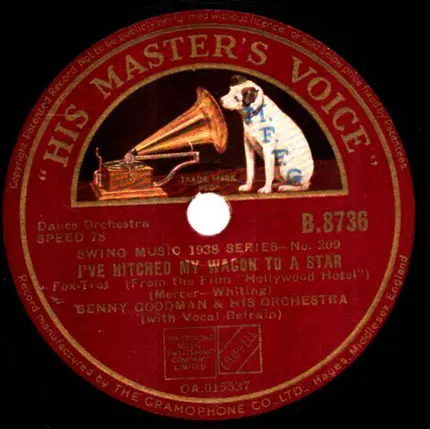 Benny Goodman And His Orchestra - I've Hitched My Wagon To A Star / Let That Be A Lesson To You