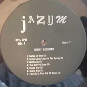 LP - Benny Goodman And His Orchestra - Jazum-7