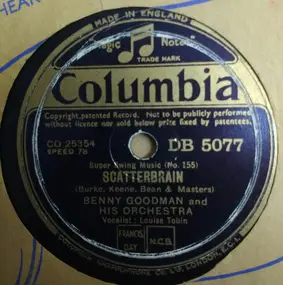 Benny Goodman - Scatterbrain / One Sweet Letter From You