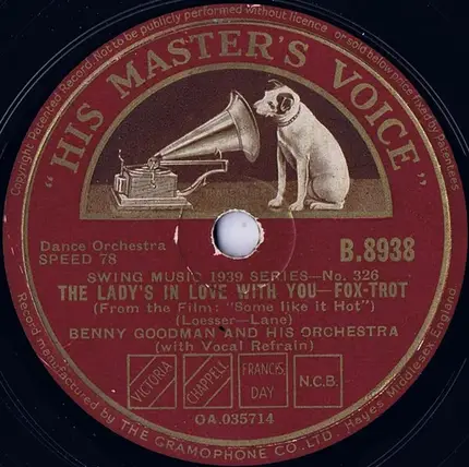 Benny Goodman And His Orchestra - Undecided / The Lady's In Love With You