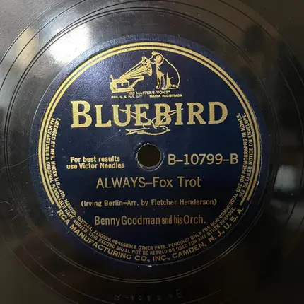 Benny Goodman And His Orchestra - Walk, Jennie, Walk / Always