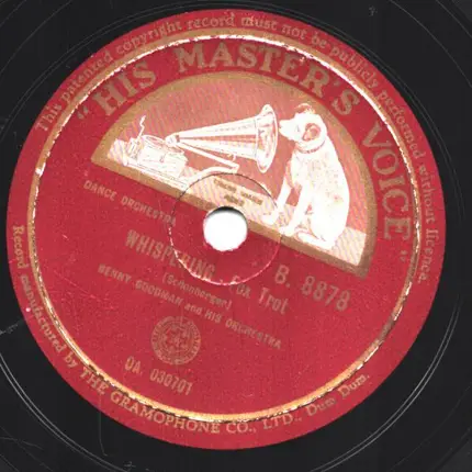 Benny Goodman And His Orchestra - Whispering / Louise