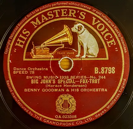 Benny Goodman And His Orchestra - Wrappin' It Up / Big John's Special