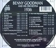 CD - Benny Goodman And His Orchestra - 1936