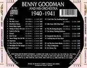 CD - Benny Goodman And His Orchestra - 1940-1941