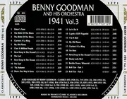 CD - Benny Goodman And His Orchestra - 1941 Vol. 3