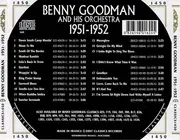 CD - Benny Goodman And His Orchestra - 1951-1952