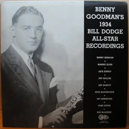 Benny Goodman - Benny Goodman's 1934 Bill Dodge All-Star Recordings
