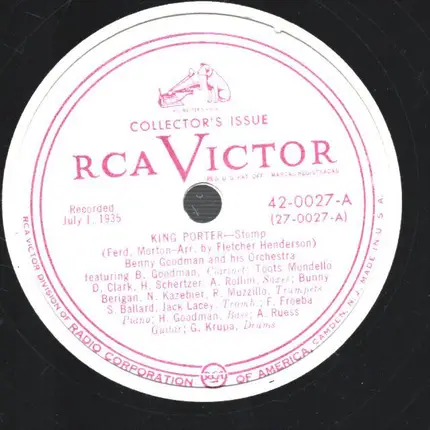 Benny Goodman - King Porter-Stomp / Sometimes I'm happy