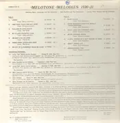 LP - Benny Goodman / Red Nichols / The Captivators - Melotone Melodies 1930-31