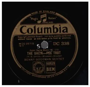 Benny Goodman Sextet - The Sheik / Poor Butterfly
