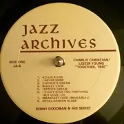 LP - Benny Goodman Sextet - Charlie Christian / Lester Young 'Together 1940'
