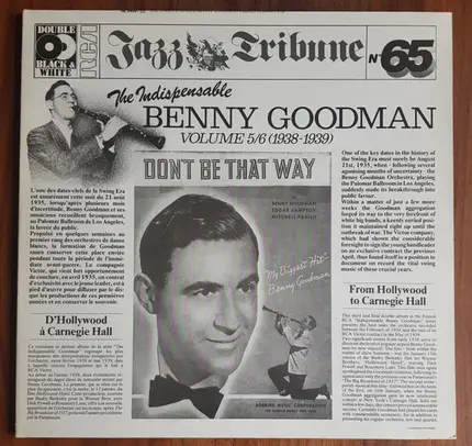 Benny Goodman - The Indispensable Benny Goodman (Big Band) Vol. 5/6 (1938-1939)