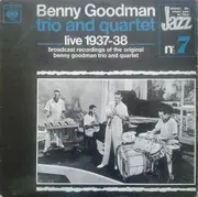 LP - Benny Goodman Trio And The Benny Goodman Quartet - Live 1937-38