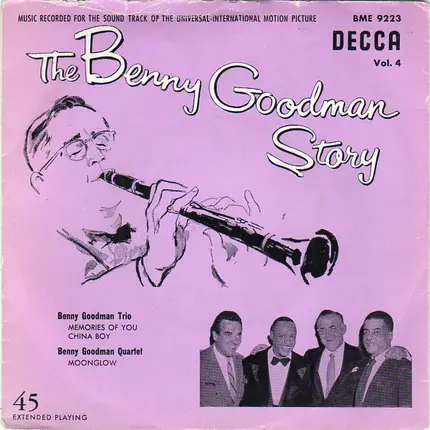Benny Goodman Trio / The Benny Goodman Quartet - The Benny Goodman Story Vol. 4