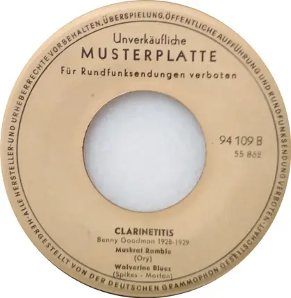 Benny Goodman - Clarinetitis - Benny Goodman 1928-1929