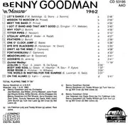 CD - Benny Goodman - In Moscow 1962