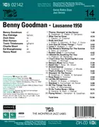 CD - Benny Goodman - Lausanne 1950