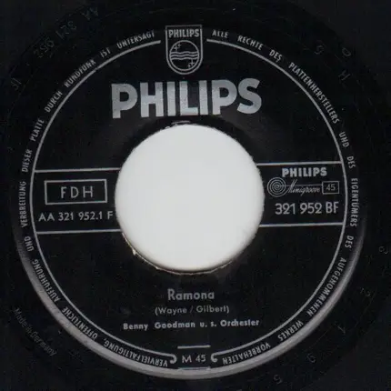 Benny Goodman - Ramona / Crazy Rhythm