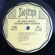 LP - Benny Goodman - The Great Soloists 1929-33