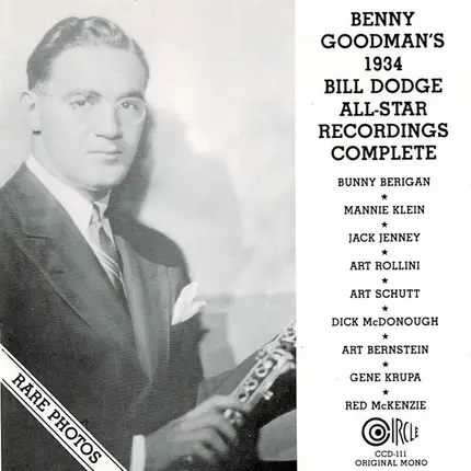 Benny Goodman - 1934 Bill Dodge All-Star Recordings Complete