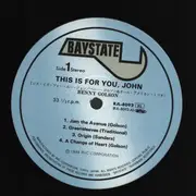 LP - Benny Golson - This Is For You, John