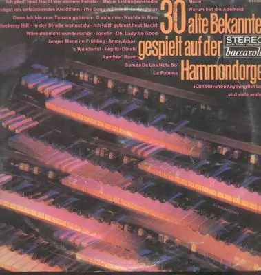 benny Johnson - 30 alte Bekannte gespielt auf der Hammondorgel