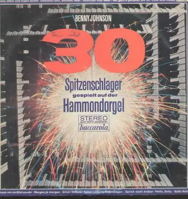 benny Johnson - 30 spitzenschlager gespielt auf der Hammondorgel