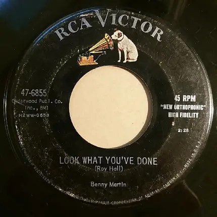 Benny Martin - That's The Story Of My Life / Look What You've Done