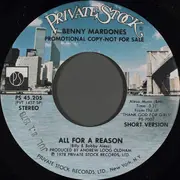 7inch Vinyl Single - Benny Mardones - All For A Reason
