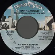 7inch Vinyl Single - Benny Mardones - All For A Reason