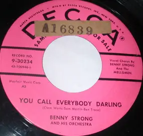 Benny Strong - You Call Everybody Darling / I Love My Baby