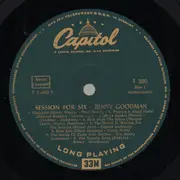 LP - Benny Goodman - Session For Six & Easy Does It!