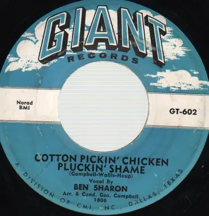 Ben Sharon - Cotton Pickin' Chicken Pluckin' Shame / It Seems This Happened Before