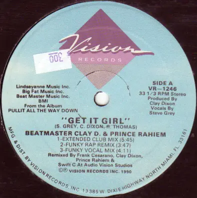 Beat Master Clay D. & Prince Rahiem - Get It Girl