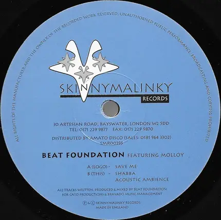 Beat Foundation Featuring Molloy - Save Me