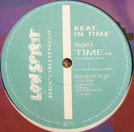 Beat In Time - Time / Rock Baby Rock