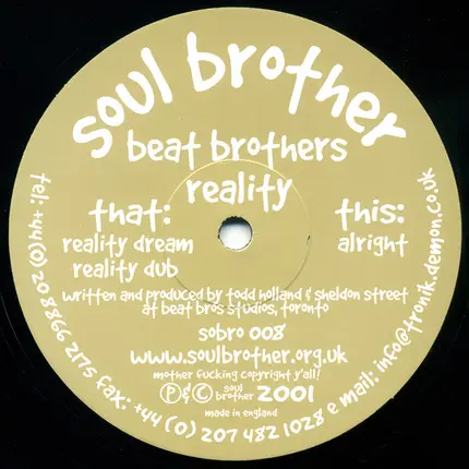Beat Brothers - Reality