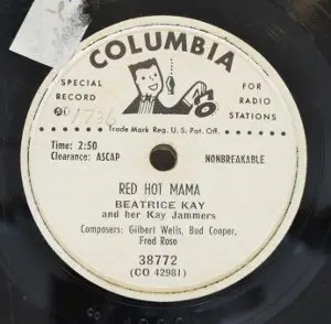 Beatrice Kay - Spaghetti Rag / Red Hot Mama